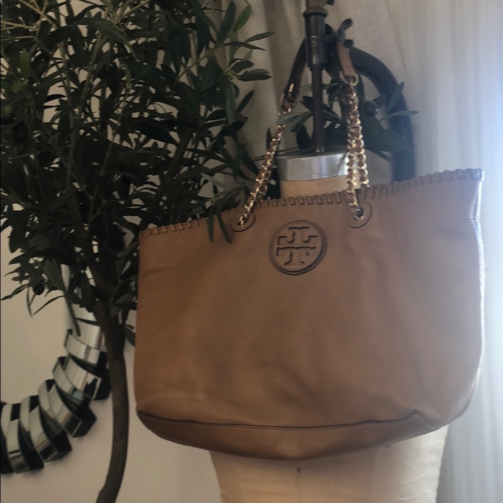 Tory Burch Brown Leather Handbag